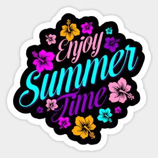 Enjoy Summer Time Sticker